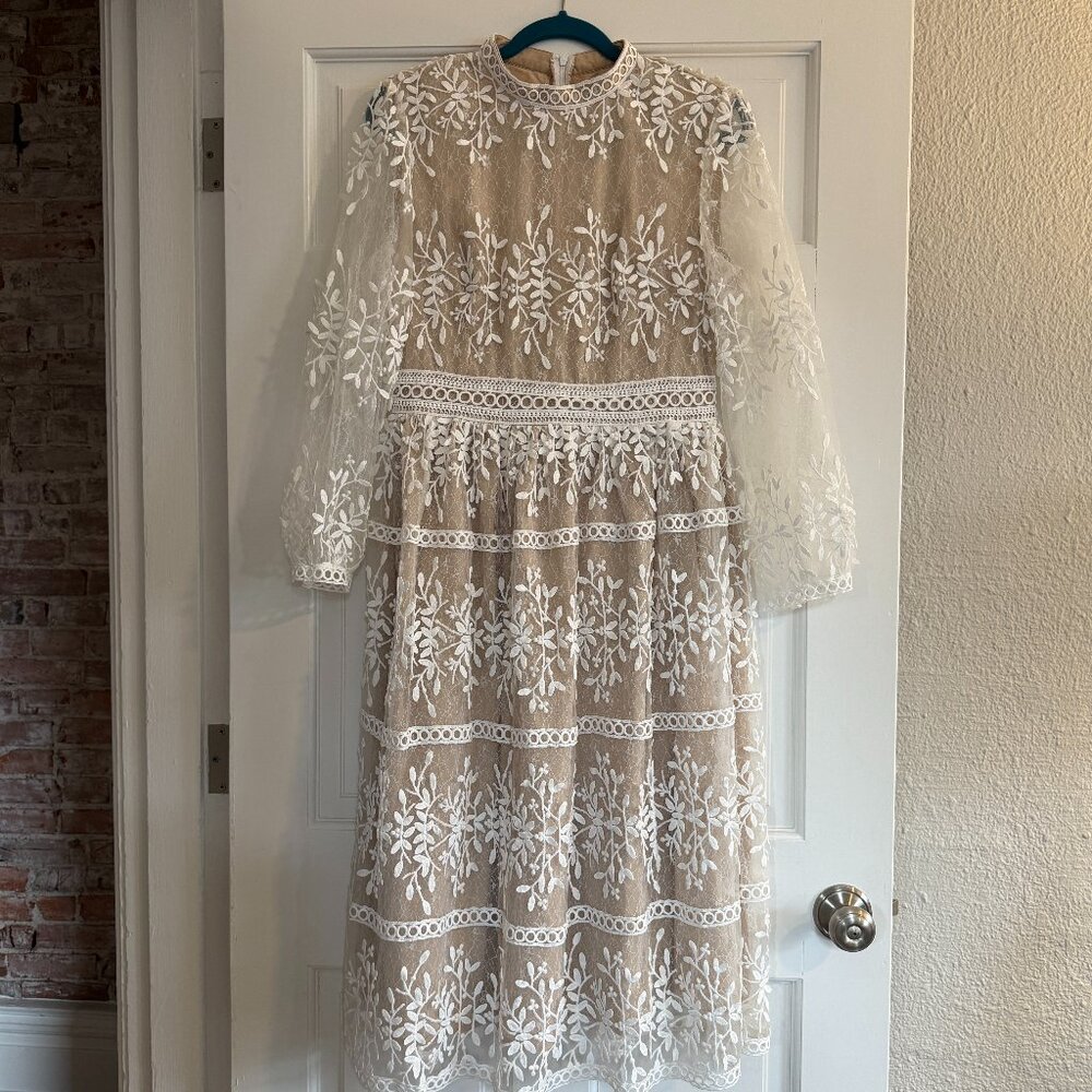 Ivy City White Lace Dress – Worn Once!